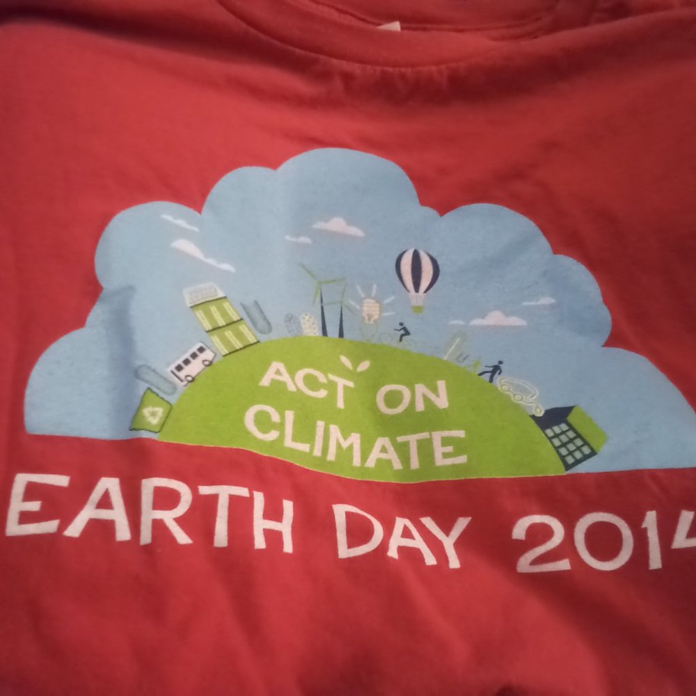 EUC ANVIL Unisex  MEN Earth day EPA shirt